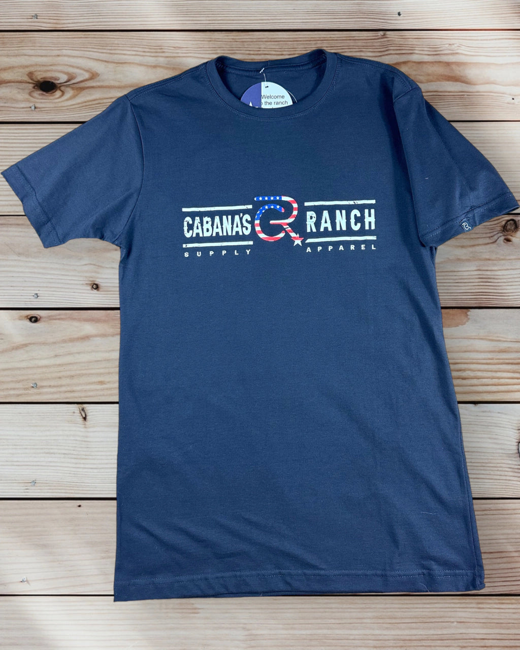 T-shirt Cabana's Ranch - “Cabana’s Ranch SUPPLY APPAREL Logo Print”