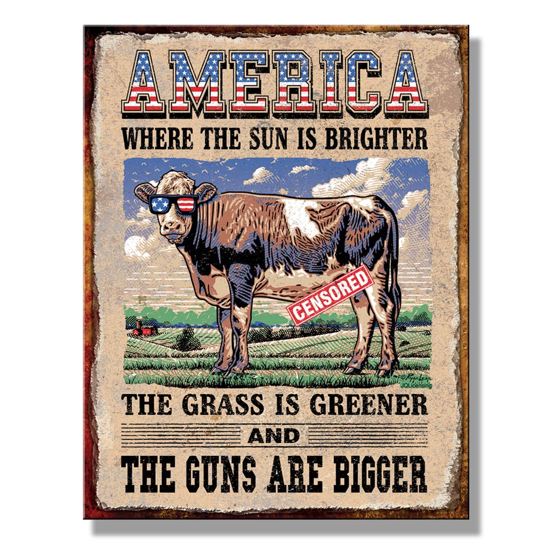 America Vintage Wall Sign