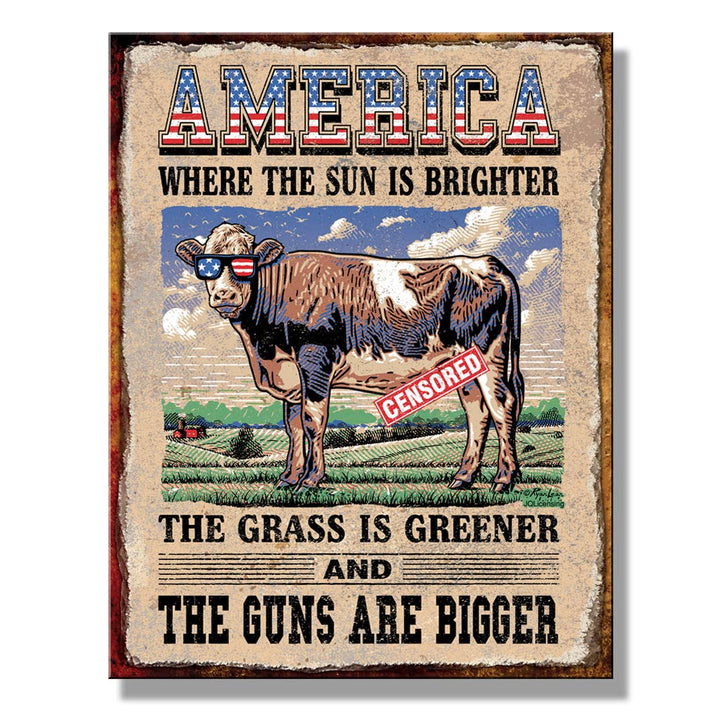 America Vintage Wall Sign