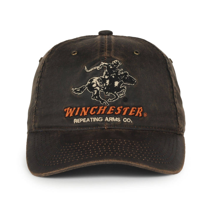 Winchester Horse and Rider Dark Brown Dad Hat
