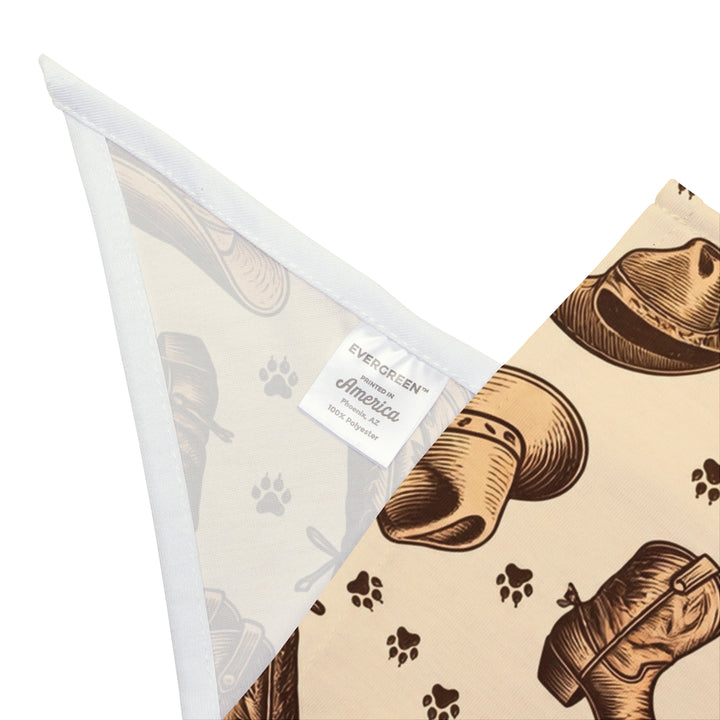 Western Cowboy Hat Pet Bandana