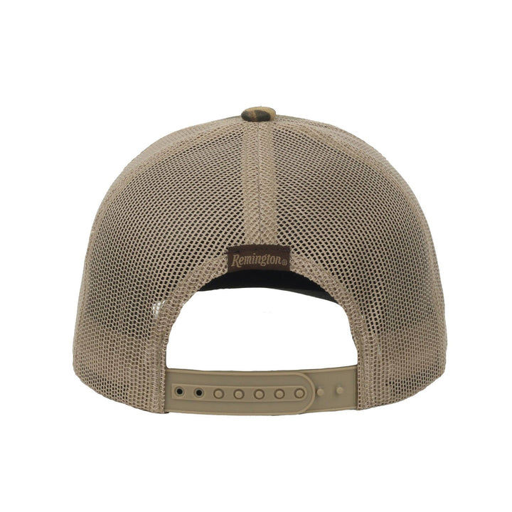 Remington Tan Logo Trucker Hat in Realtree Max-7 Camo