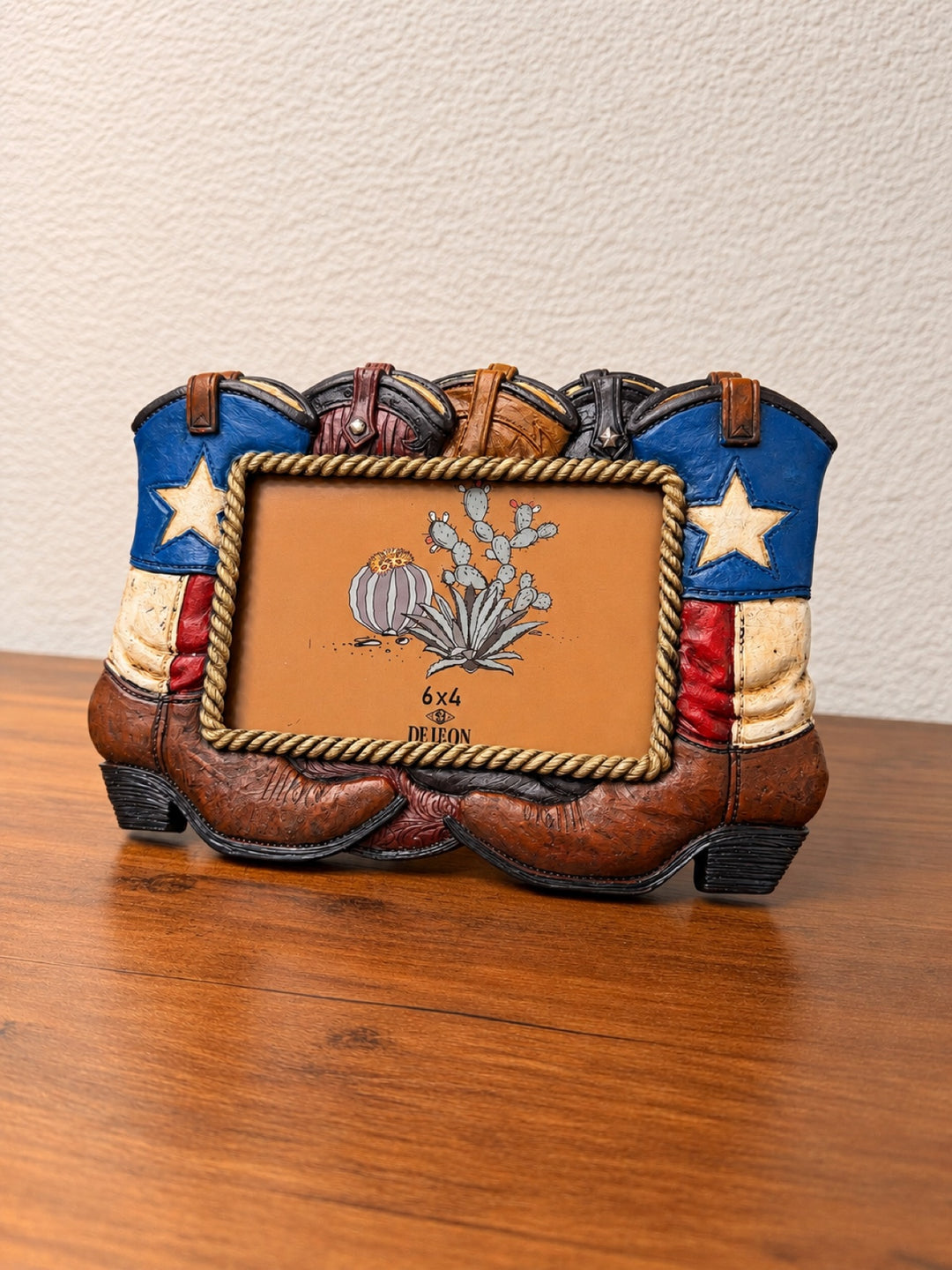Patriotic Boots Texas Color Star Picture Frame - Photo 2