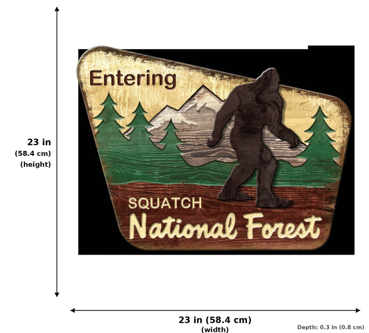 23 MDF Squatch Forest - Measurements