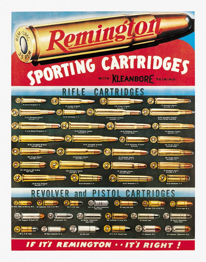 REM - Sporting Cartridges Tin Sign