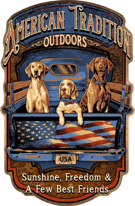 American Tradition Aluminum Sign
