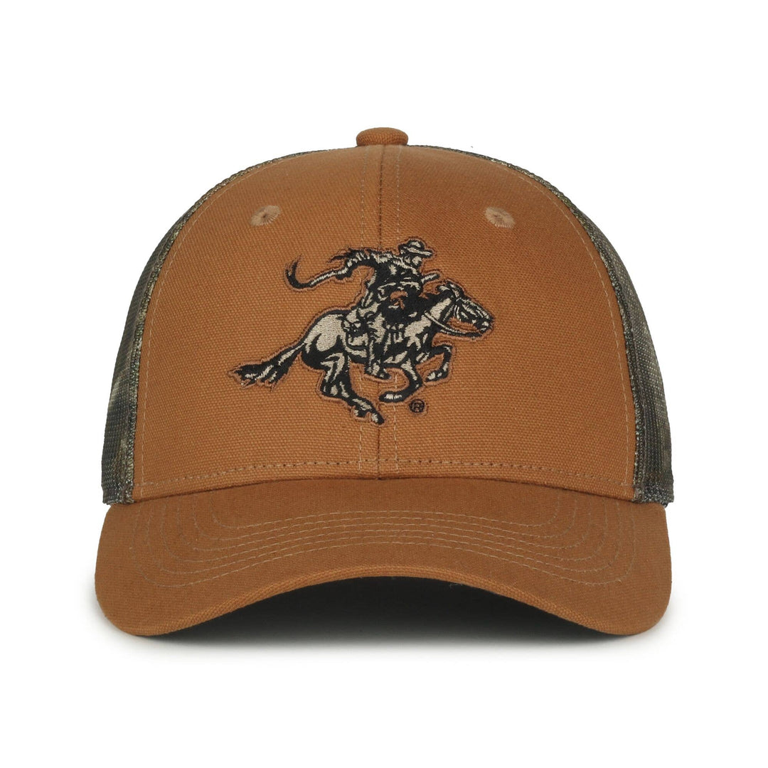 Winchester Horse and Rider Brown Trucker Hat