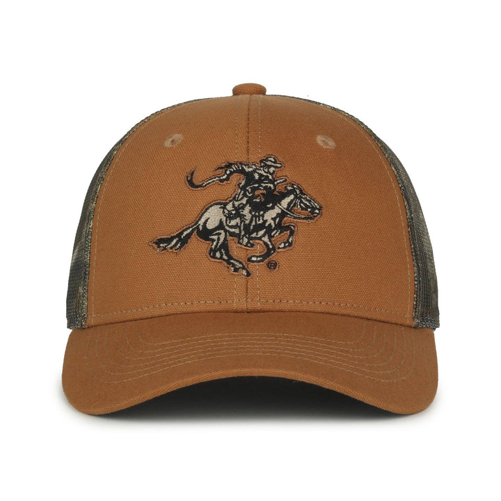 Winchester Horse and Rider Brown Trucker Hat
