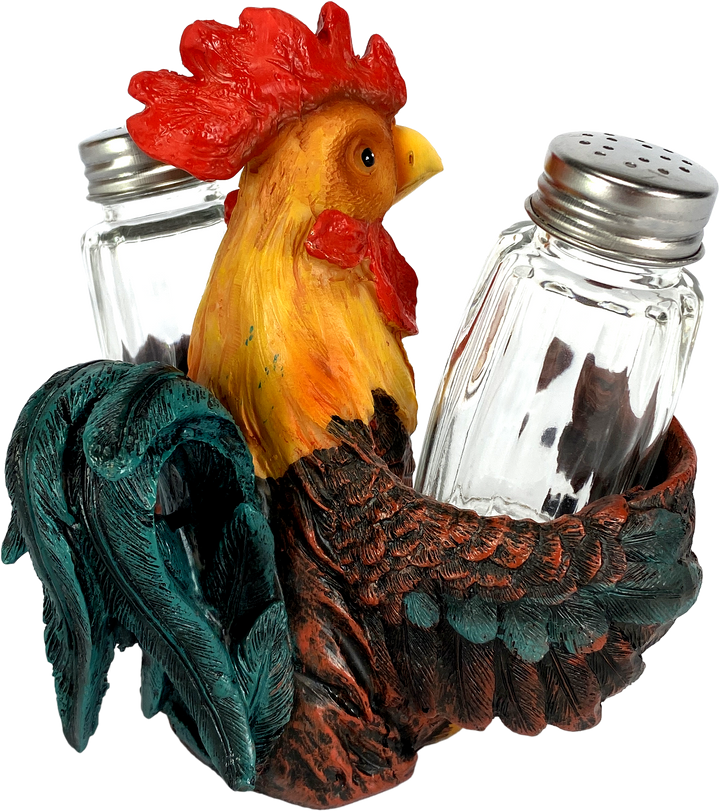 Salt and Pepper Shakers-Rooster
