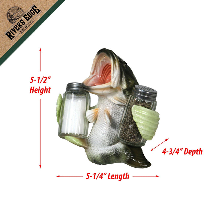 Salt and Pepper Shakers-Bass Holding