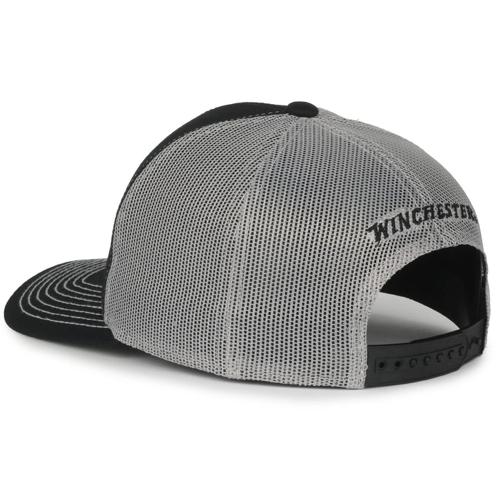 Winchester Horse and Rider Black Trucker Hat