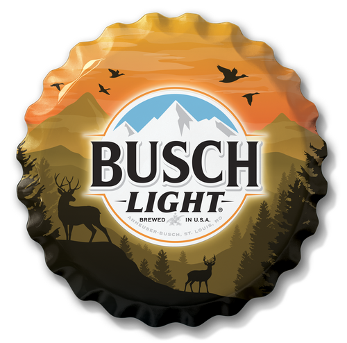 Anheuser-Busch - Busch Light Hunting 18" Bottle Cap