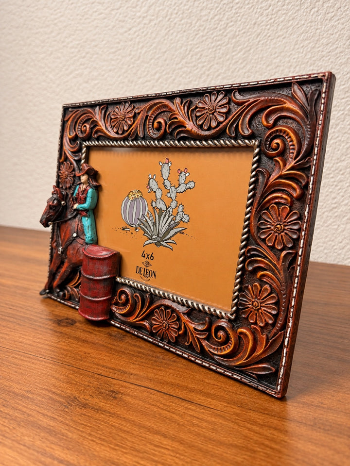 Barrel Racer Photo Frame - Photo