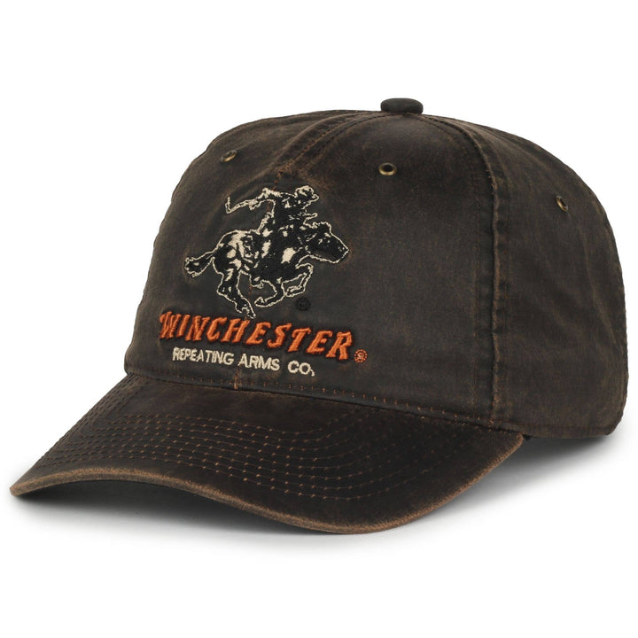 Winchester Horse and Rider Dark Brown Dad Hat