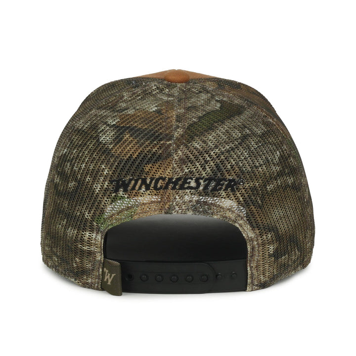 Winchester Horse and Rider Brown Trucker Hat