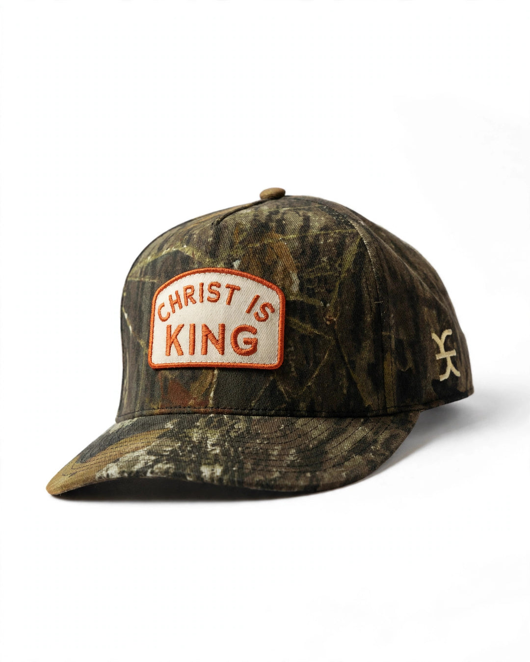 Camo Christ Is King Hat