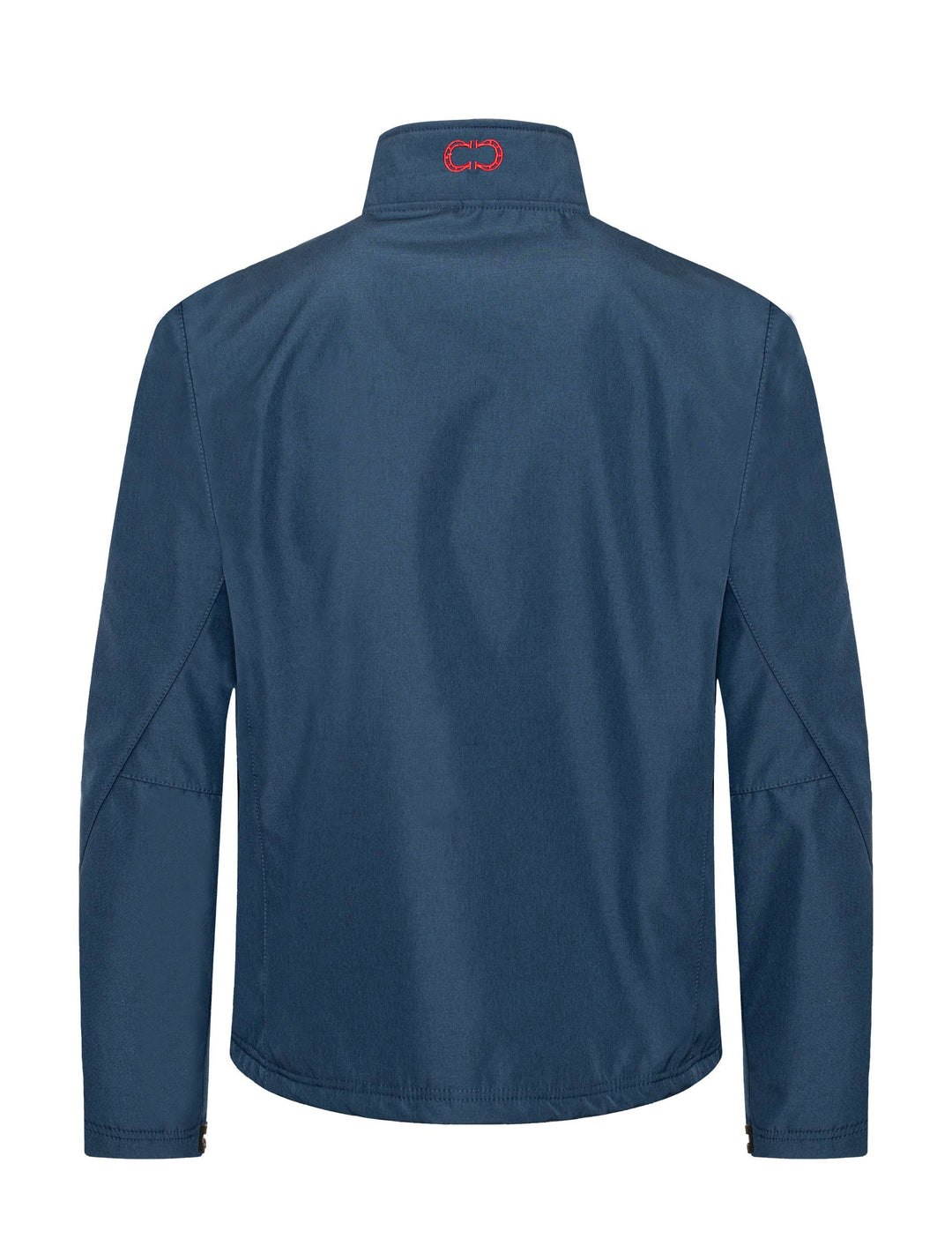 Men's Soft Shell Bonded Jacket-NJ650-EMB-NAVY-RED