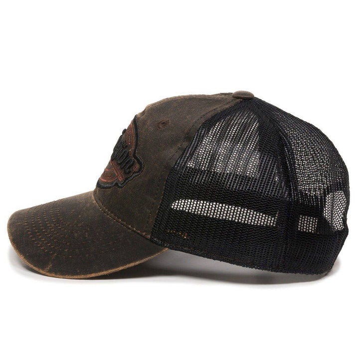 Remington Dark Brown Logo Trucker Hat