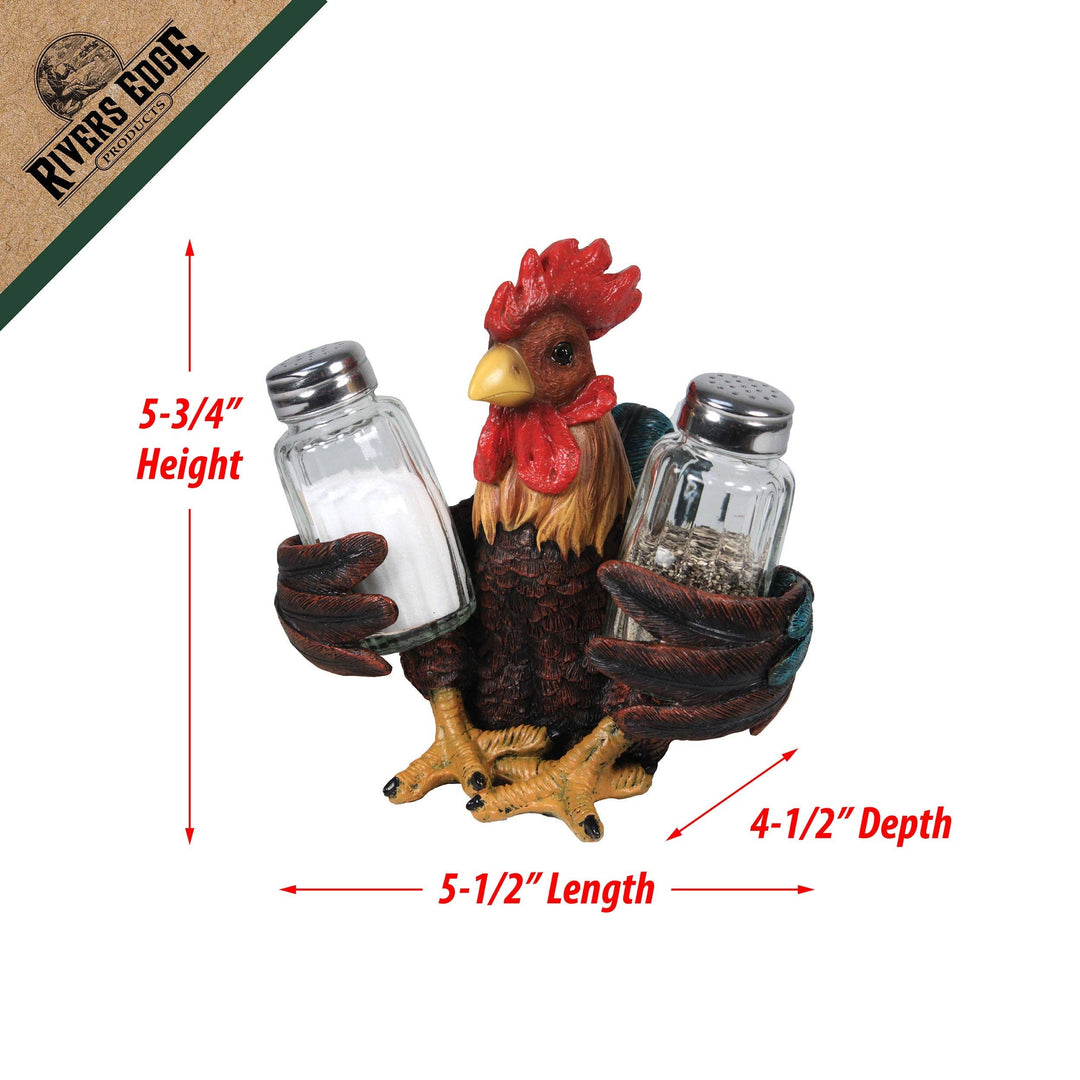 Salt and Pepper Shakers-Rooster