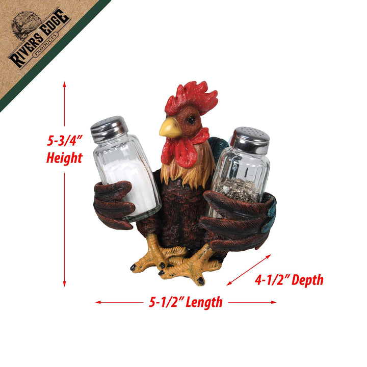 Salt and Pepper Shakers-Rooster