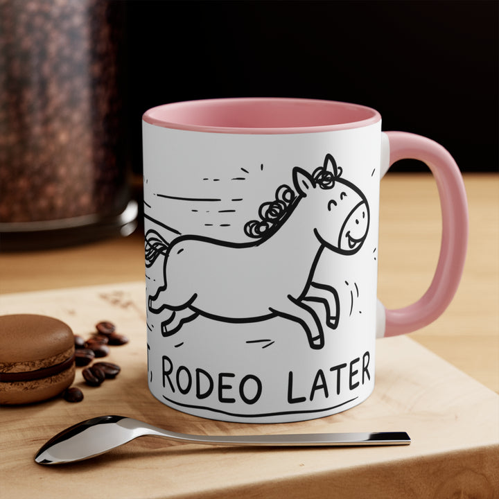 Coffee First, Rodeo Later Cowboy 11oz Accent Mug