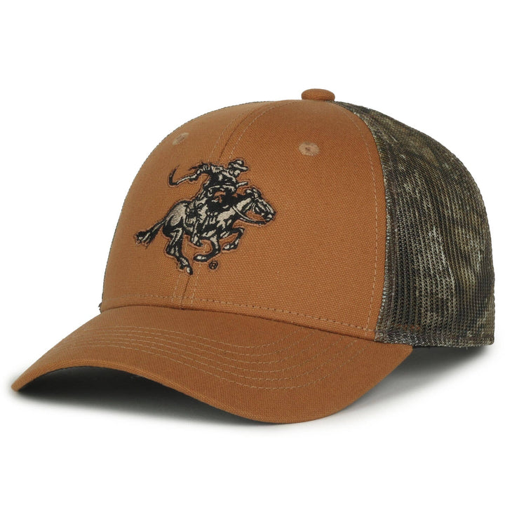 Winchester Horse and Rider Brown Trucker Hat