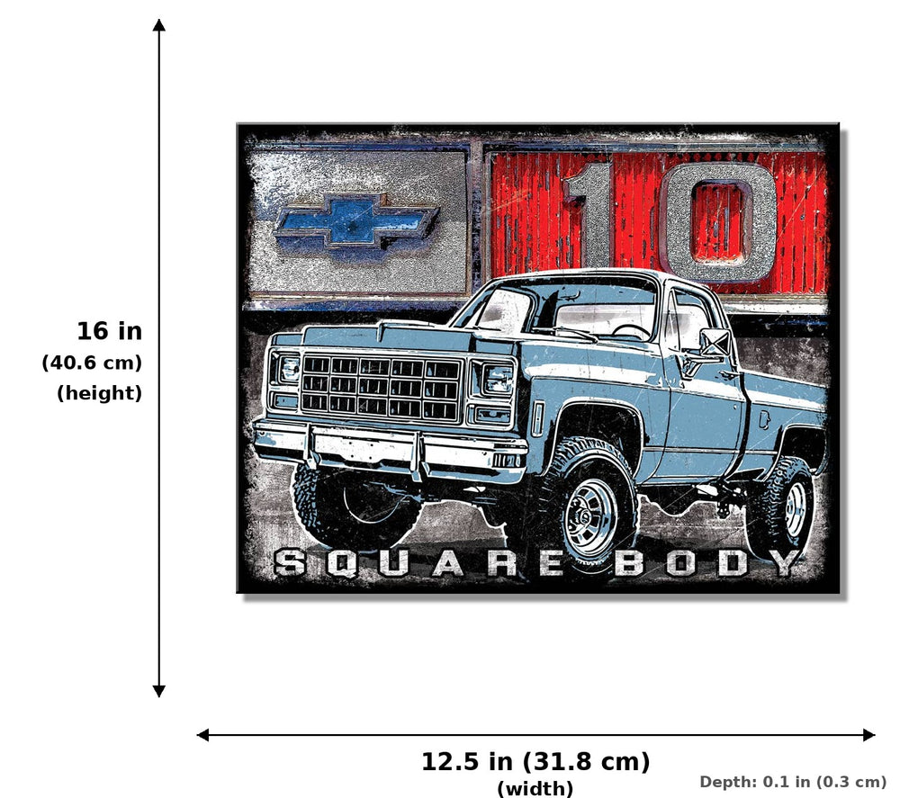 C10 SQUAREBODY - Measurements
