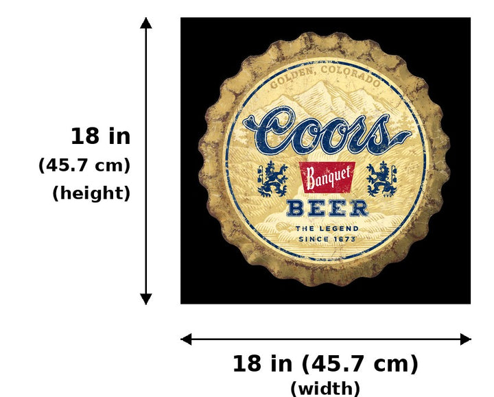 Coors Banquet Weathered - Measurements