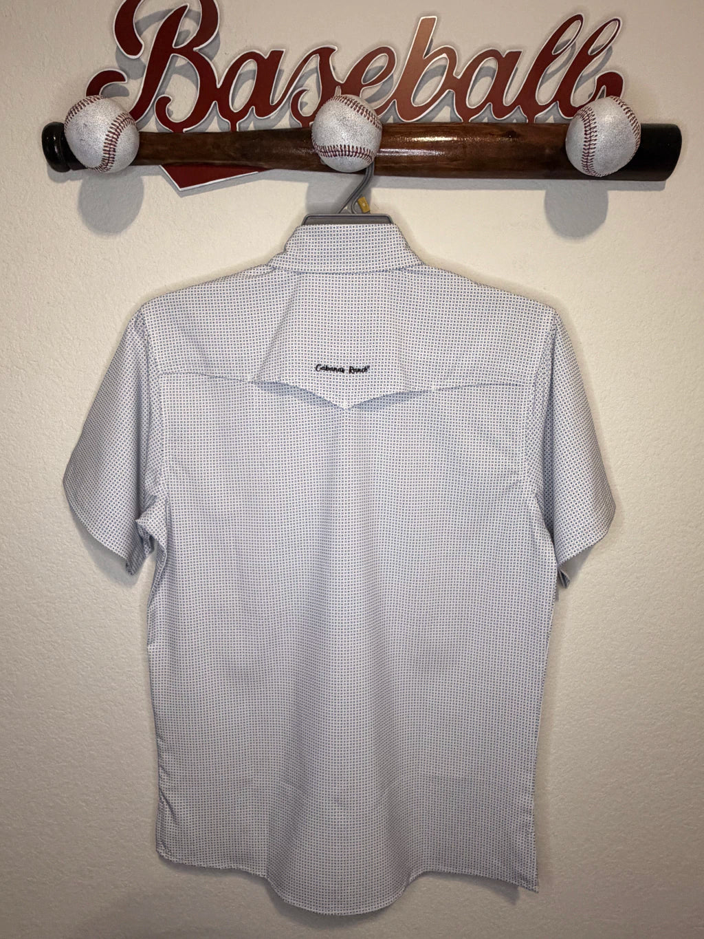 Cabana’s Ranch Shirt - Pearl Snap (with geometric pattern)