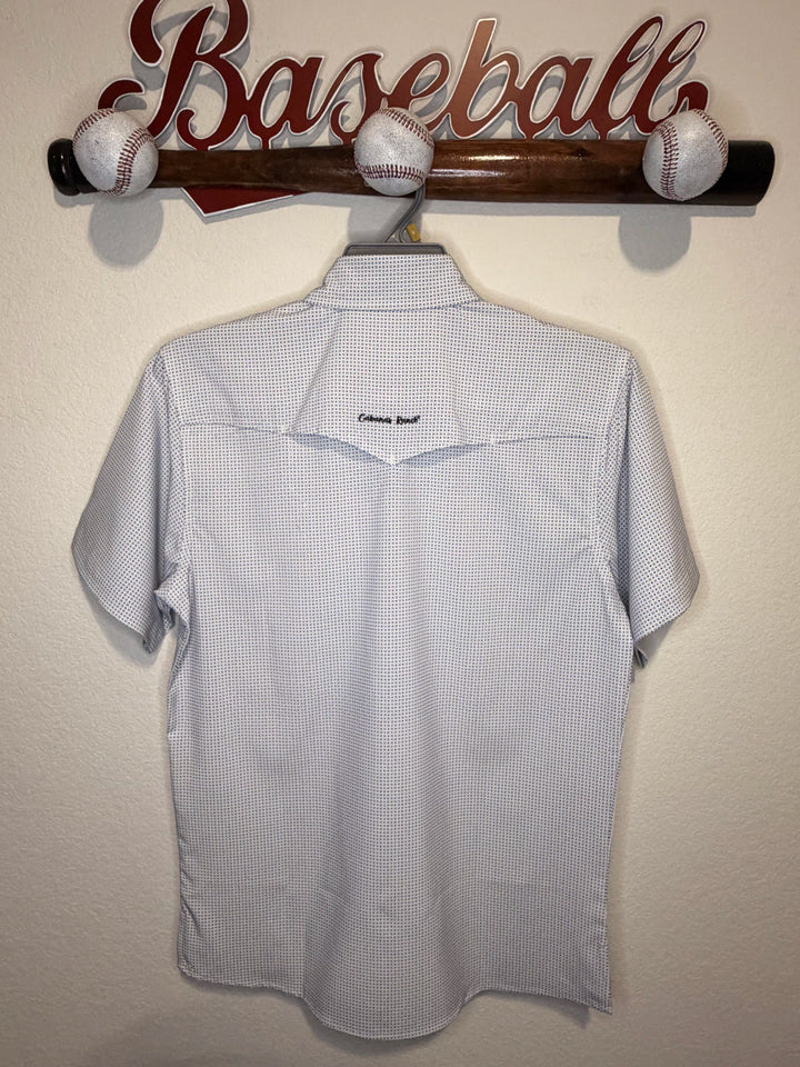 Cabana’s Ranch Shirt - Pearl Snap (with geometric pattern)