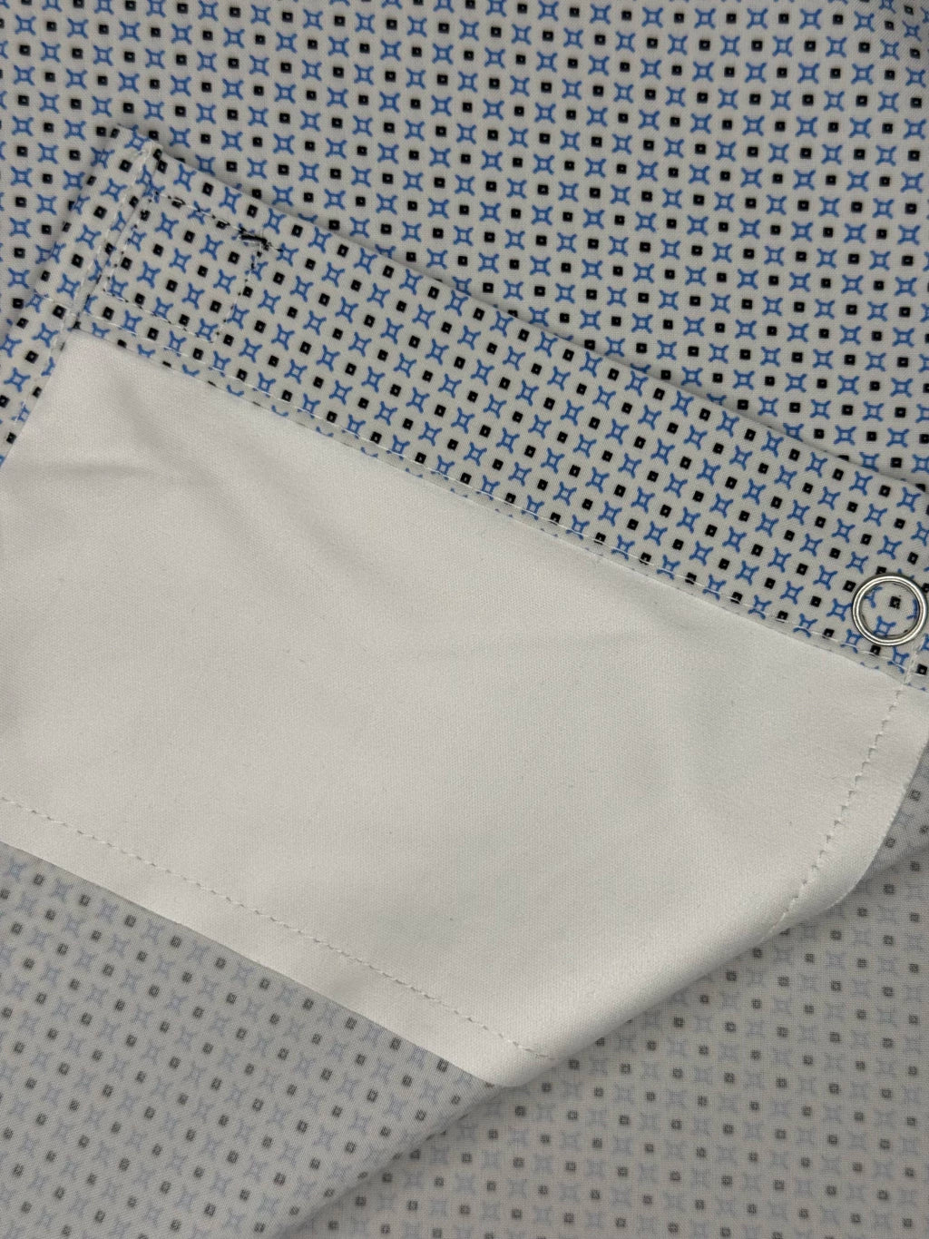 Cabana’s Ranch Shirt - Pearl Snap (with geometric pattern)