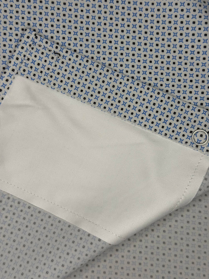 Cabana’s Ranch Shirt - Pearl Snap (with geometric pattern)