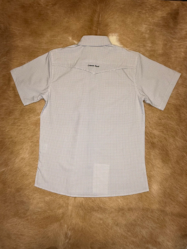 Cabana’s Ranch Shirt - Pearl Snap (with geometric pattern)
