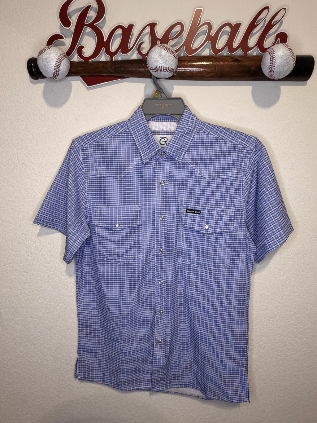 Cabana’s Ranch Shirt - Pearl Snap (Blue Chess)
