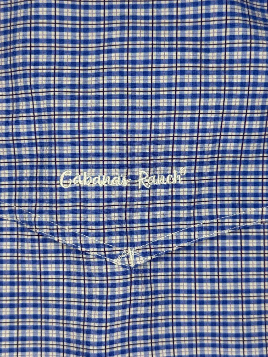Cabana’s Ranch Shirt - Pearl Snap (Blue Chess)