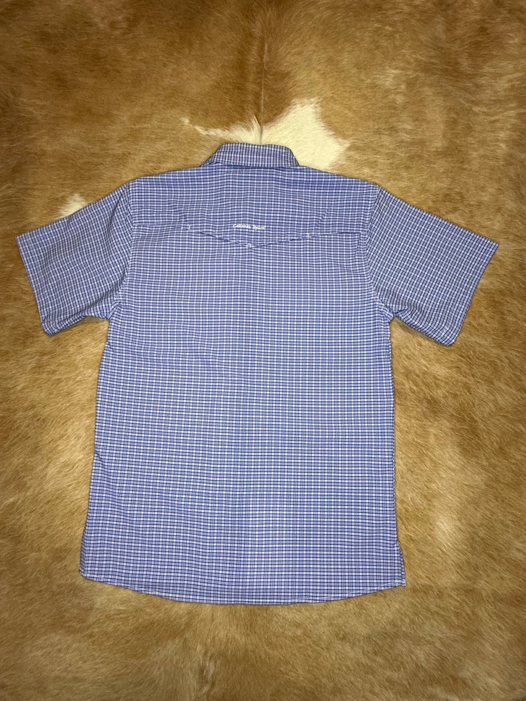 Cabana’s Ranch Shirt - Pearl Snap (Blue Chess)