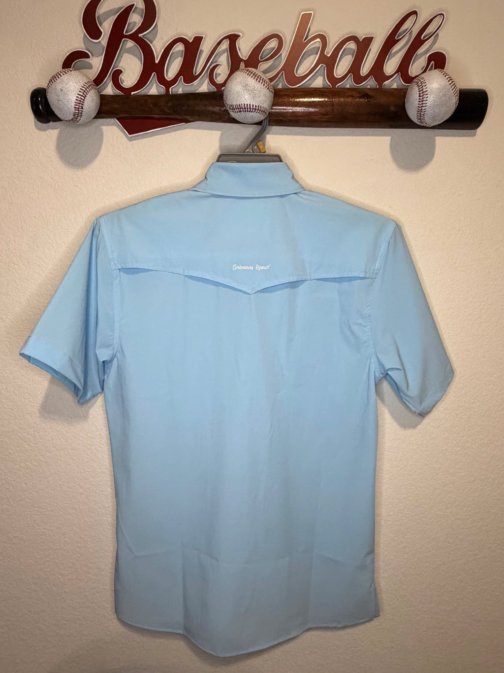 Cabana’s Ranch Shirt - Pearl Snap (Light Blue / Water Repellent)
