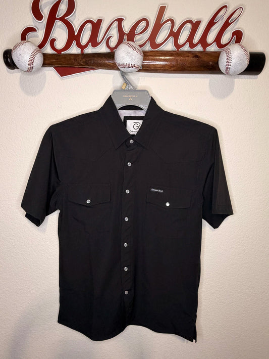 Cabana’s Ranch Shirt - Pearl Snap (Black / Water Repellent)