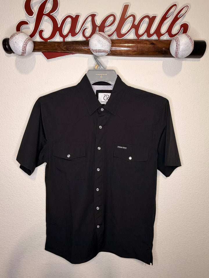 Cabana’s Ranch Shirt - Pearl Snap (Black / Water Repellent)