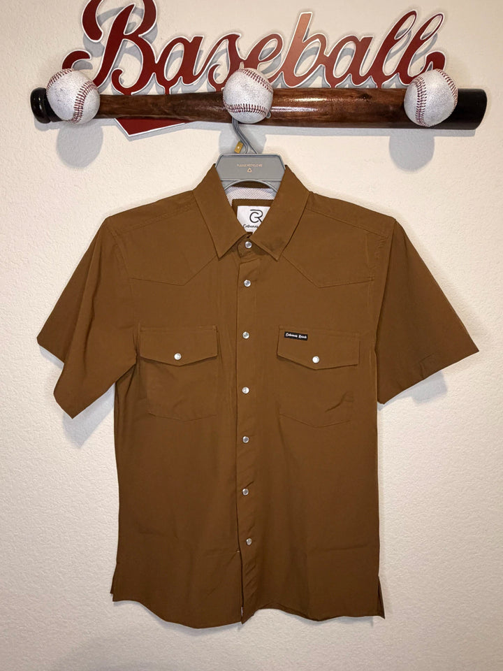Cabana’s Ranch Shirt - Pearl Snap (Terracotta / Water Repellent)