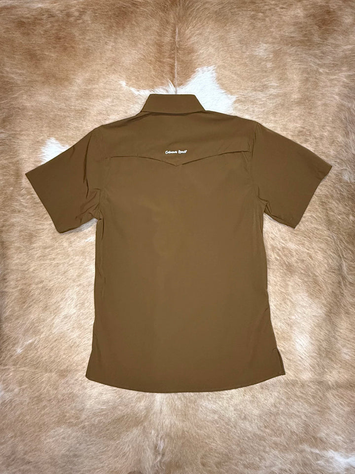 Cabana’s Ranch Shirt - Pearl Snap (Terracotta / Water Repellent)