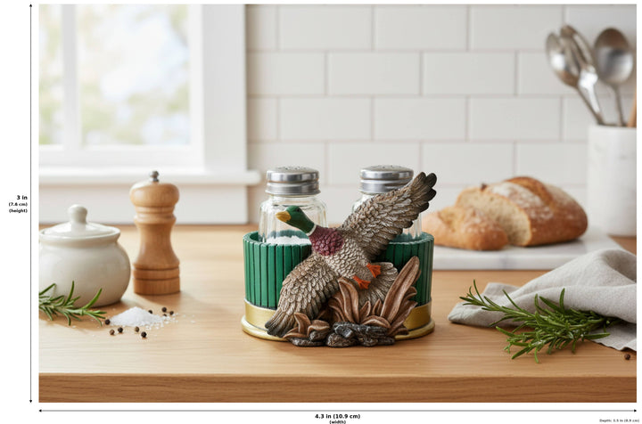 MALLARD MEADOW SALT AND PEPPER HOLDER - Measurements