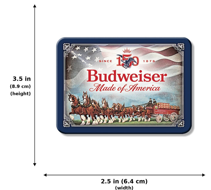 Magnet: Budweiser - 150th - Measurements