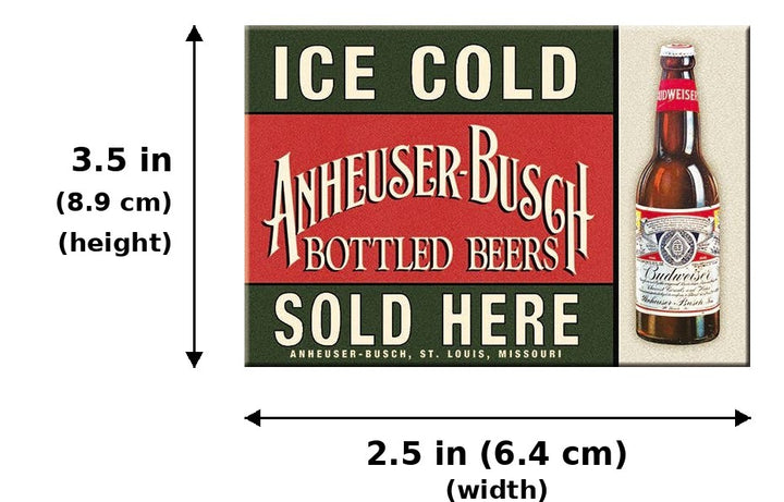 Magnet: Budweiser - Ice Cold - Measurements