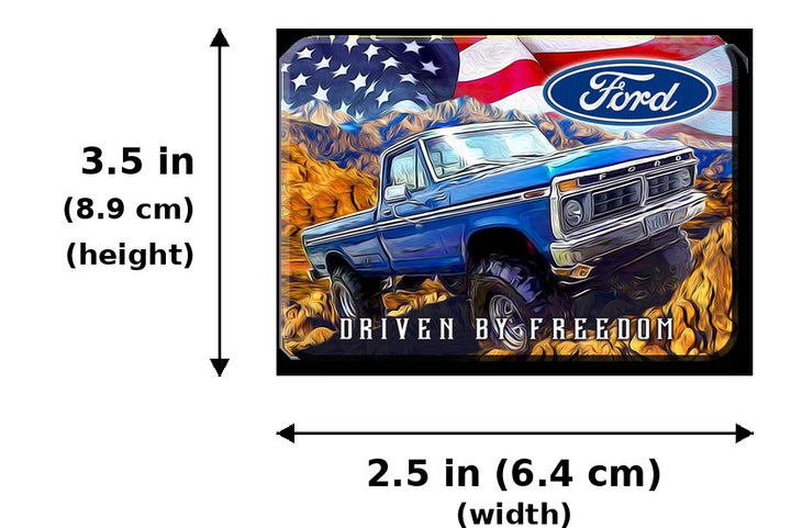 Magnet: Ford Freedom Truck - Measurements