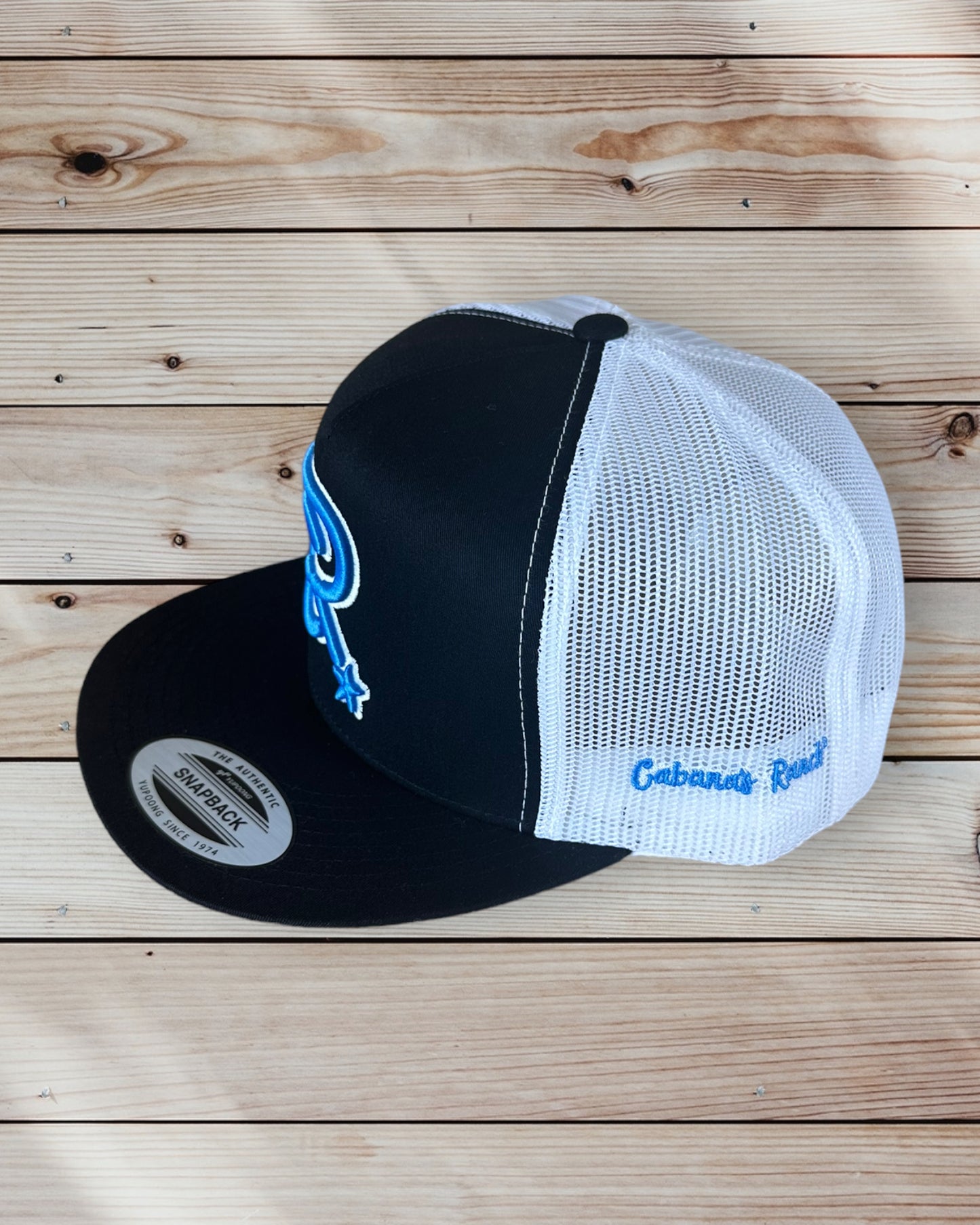 Cabana's Ranch cap(black and white)