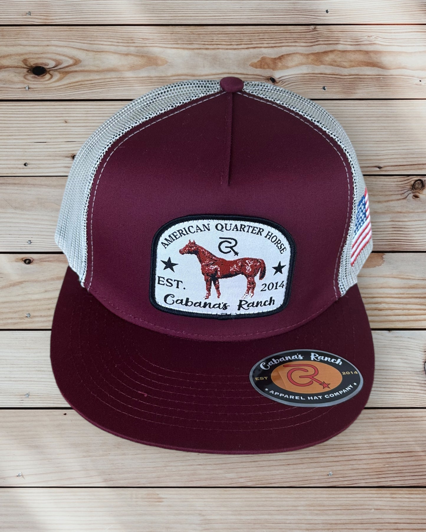 Cabana's Ranch - Quarter Horse ( wine / beige )