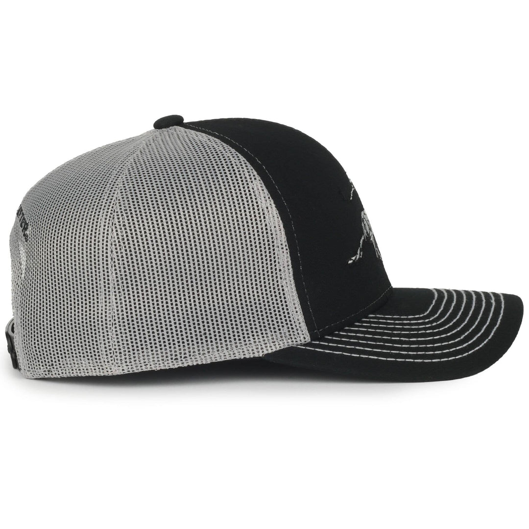 Winchester Horse and Rider Black Trucker Hat