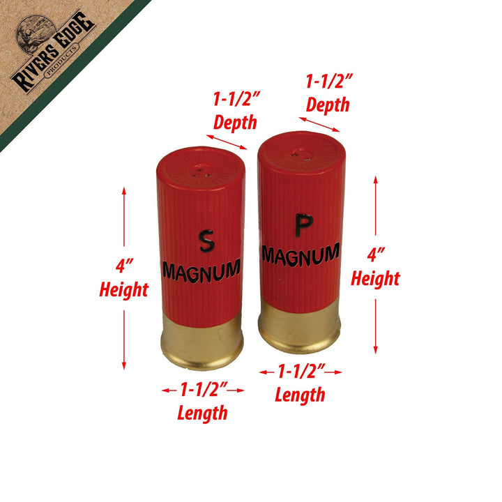 Salt and Pepper Shakers-Shot Shell