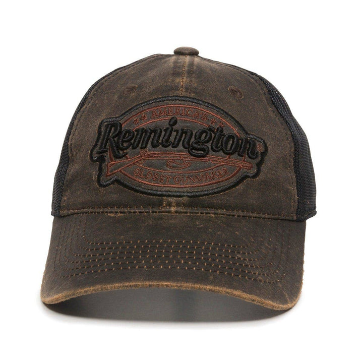Remington Dark Brown Logo Trucker Hat
